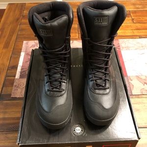 Men’s 5.11 HRT Urban tactical boots. Size 9 regular width.